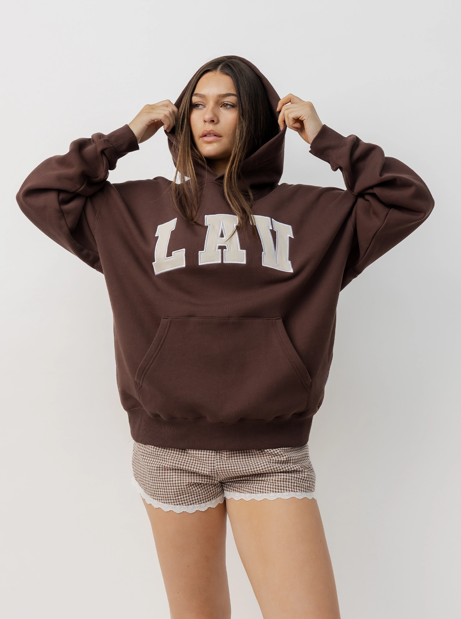 Applique Hoodie Urban Day Dressy Casual