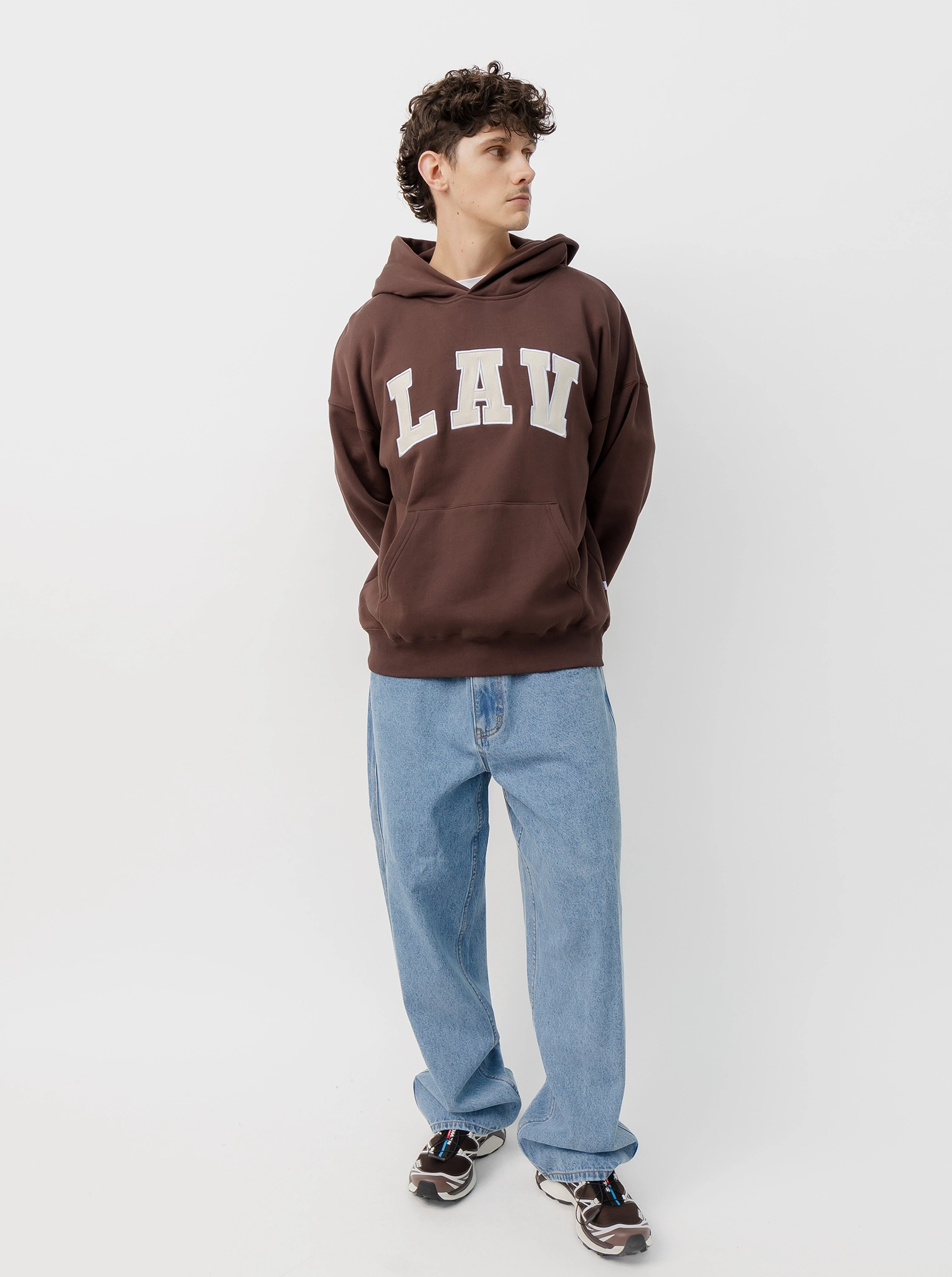 Applique Hoodie Functional Fashion