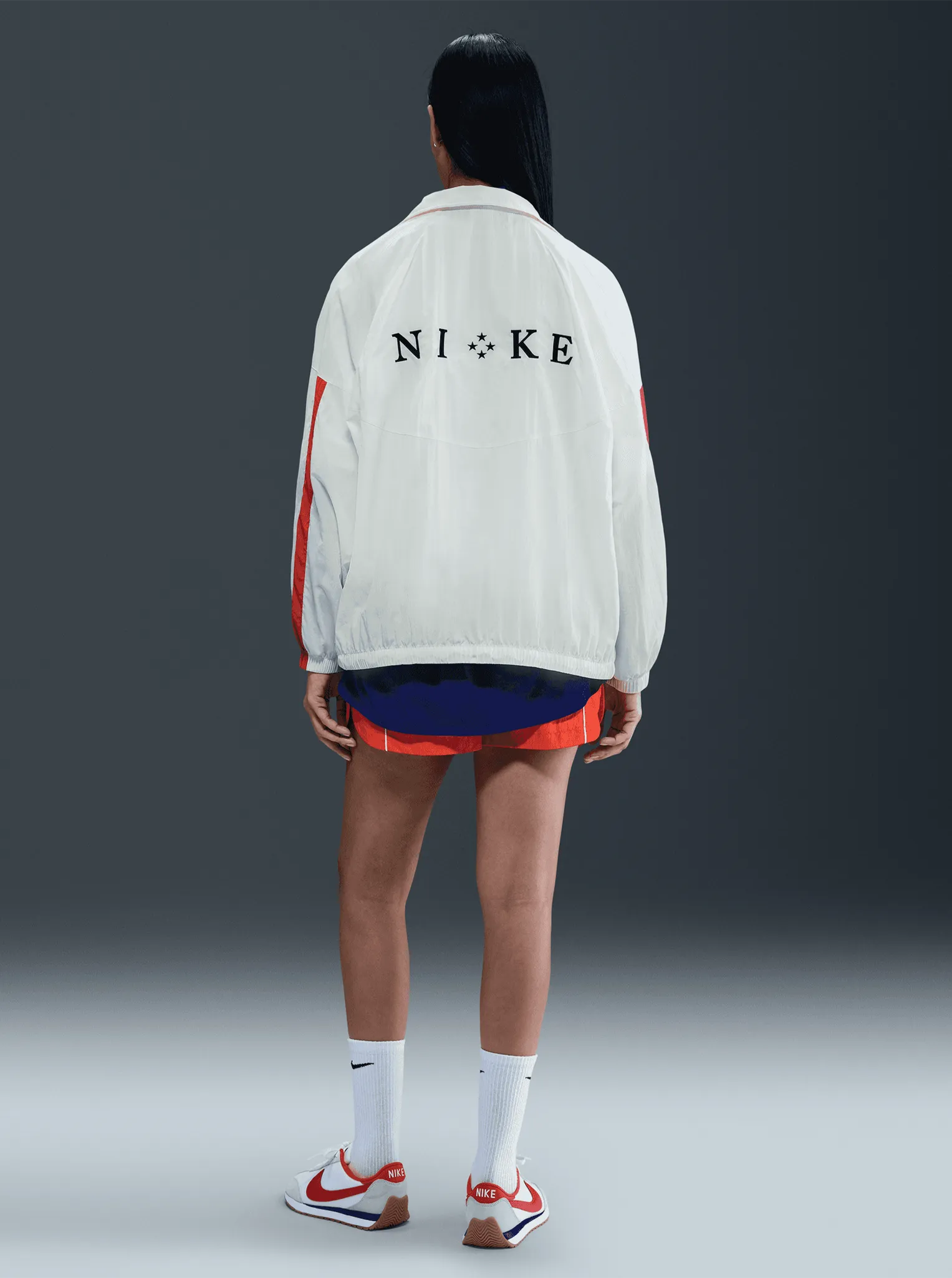 Sportswear Oversized Windrunner Jacket Animal Print