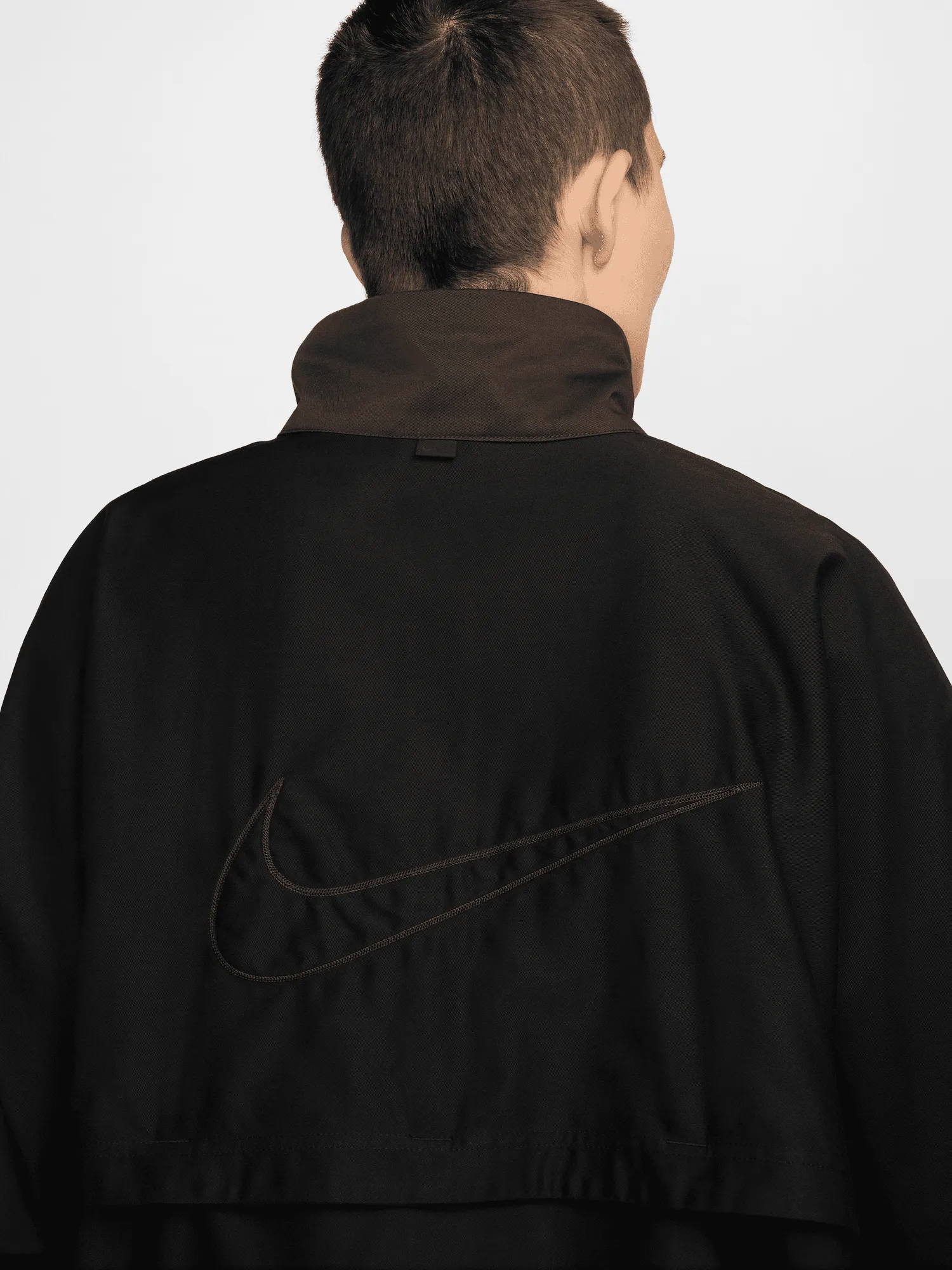 Eco-Friendly Fabric Refresh Sportswear Oversized Windrunner Twill Jacket