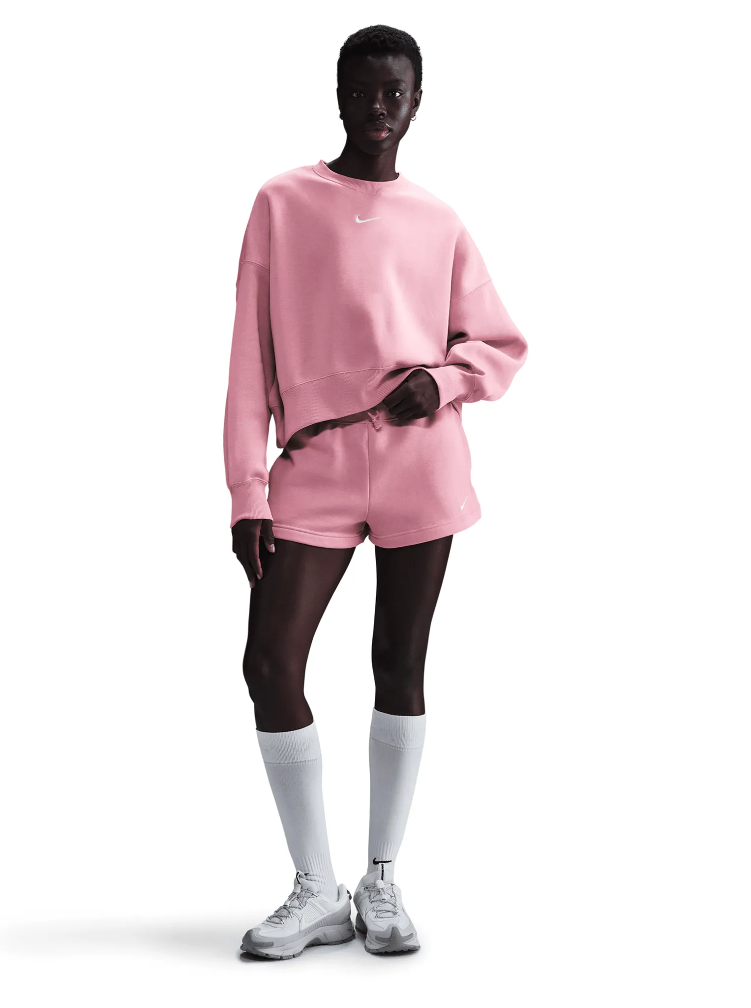 Sportswear Phoenix Fleece Oversized Crew-Neck Sweatshirt Bee like