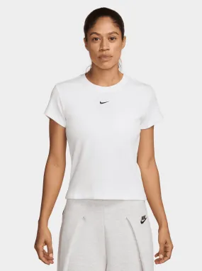 Easy Style Wear Sportswear Rib Jersey Short Sleeve Top