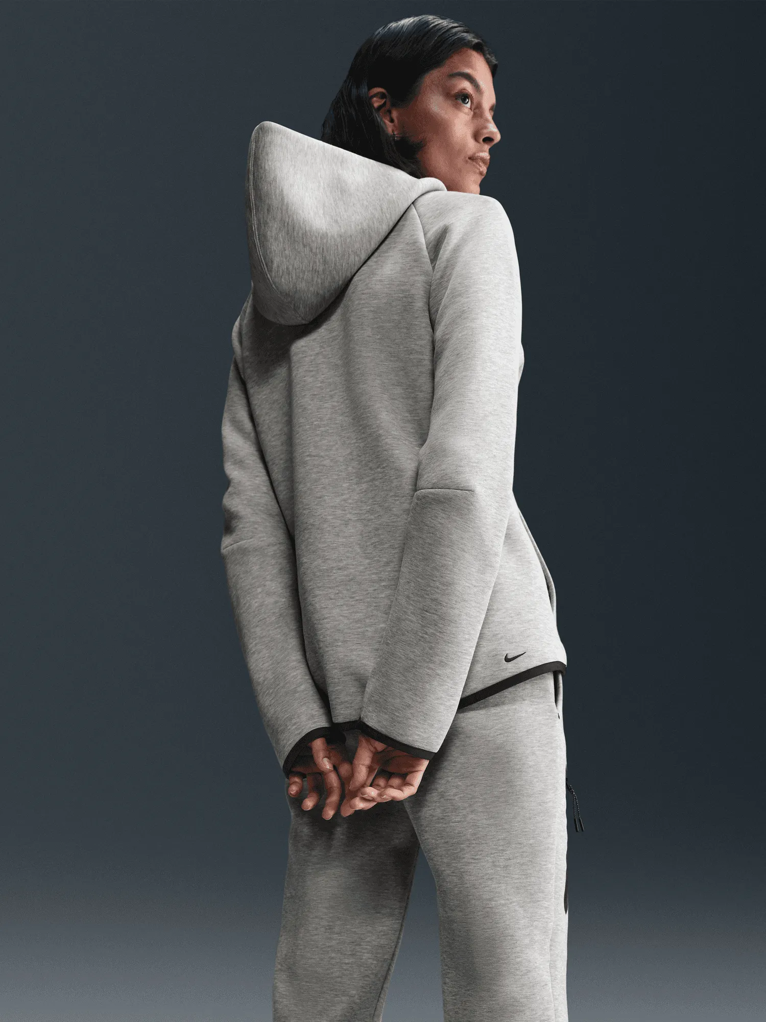 Soft Streetwear Airport Lounge Sportswear Tech Fleece Windrunner Full-Zip Hoodie