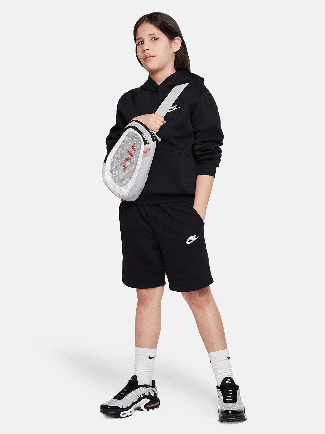 Cargo Pockets Sportswear Club Fleece French Terry Shorts Youth