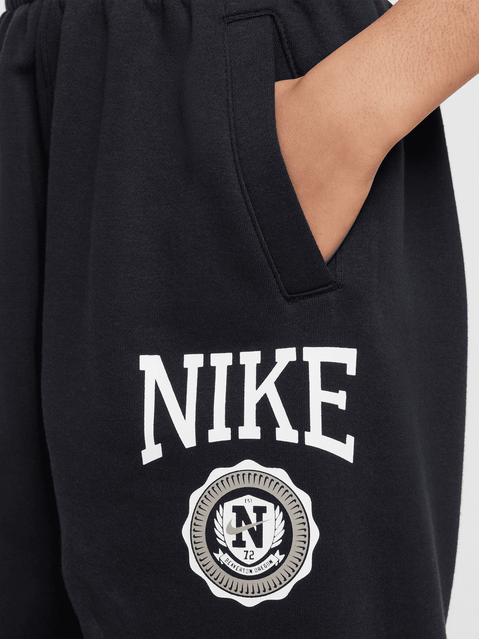 Wide Waistband Support Stretch Fabric Sportswear Club Fleece Loose Pants Youth