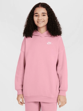 Sportswear Club Fleece Oversized Pullover Hoodie Youth Sporty Style