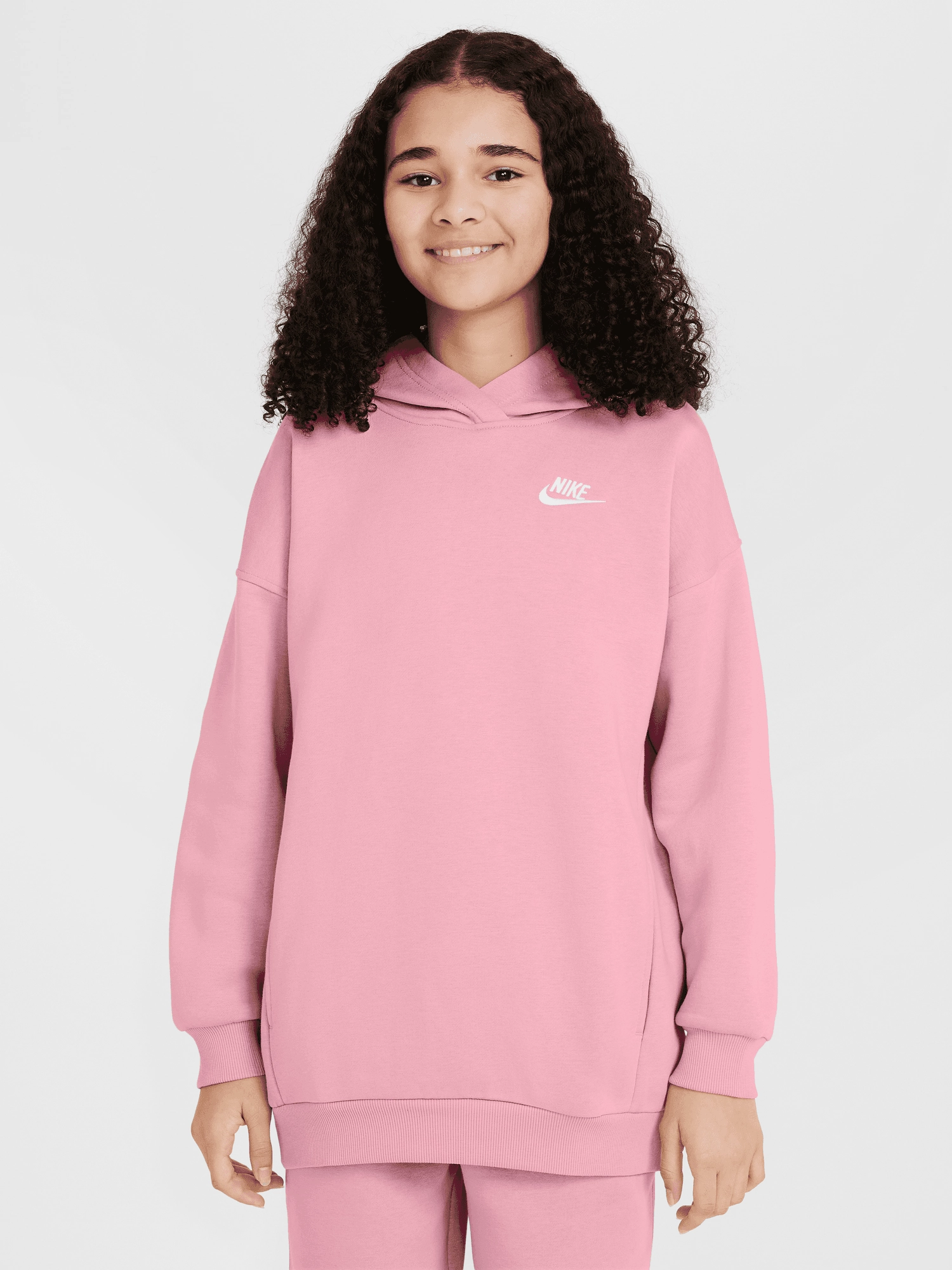 Lifestyle Mode Sportswear Club Fleece Oversized Pullover Hoodie Youth