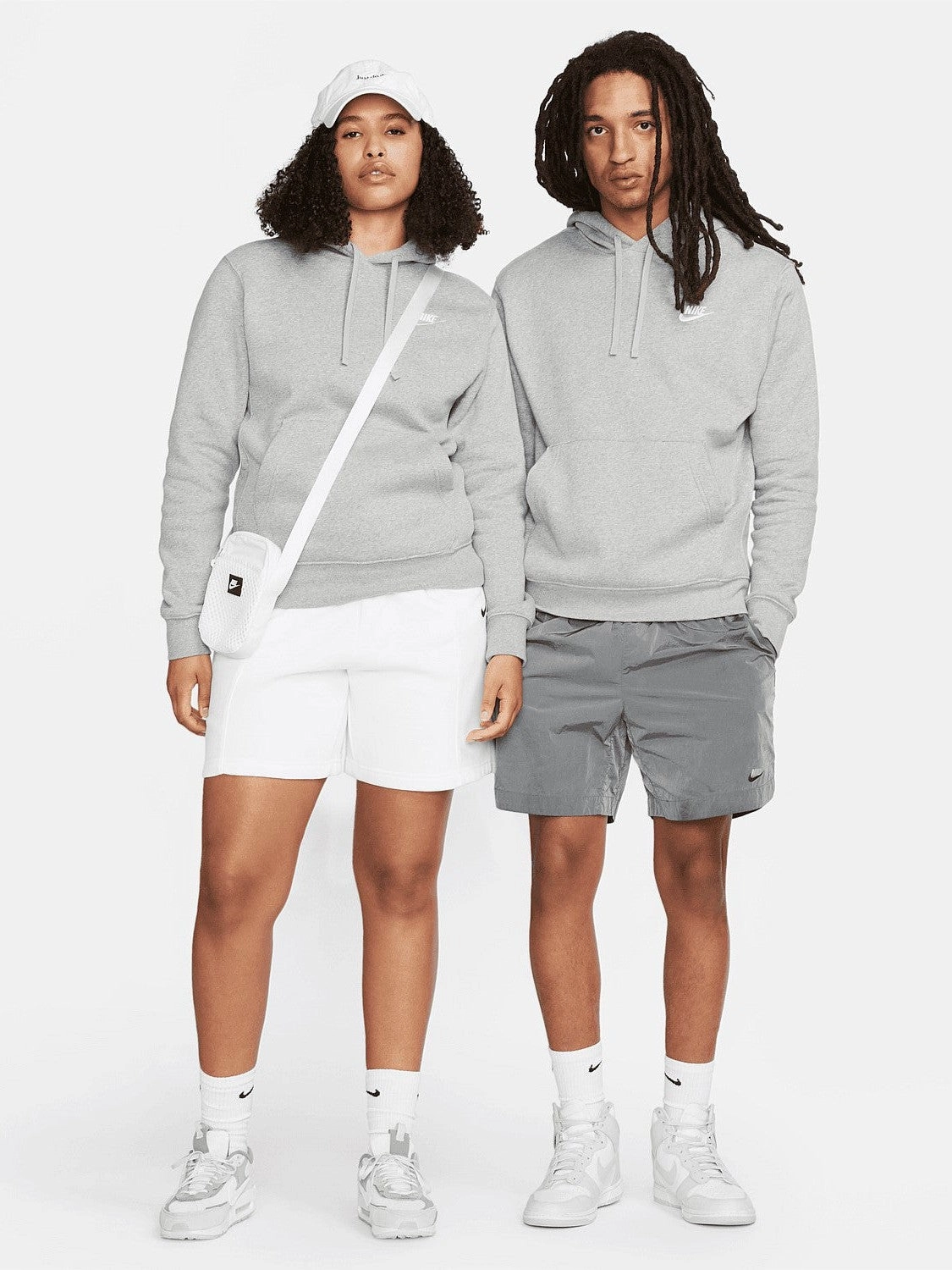 Sportswear Club Fleece Pullover Hoodie Unisex Kangaroo Pocket Style Outdoor Energy