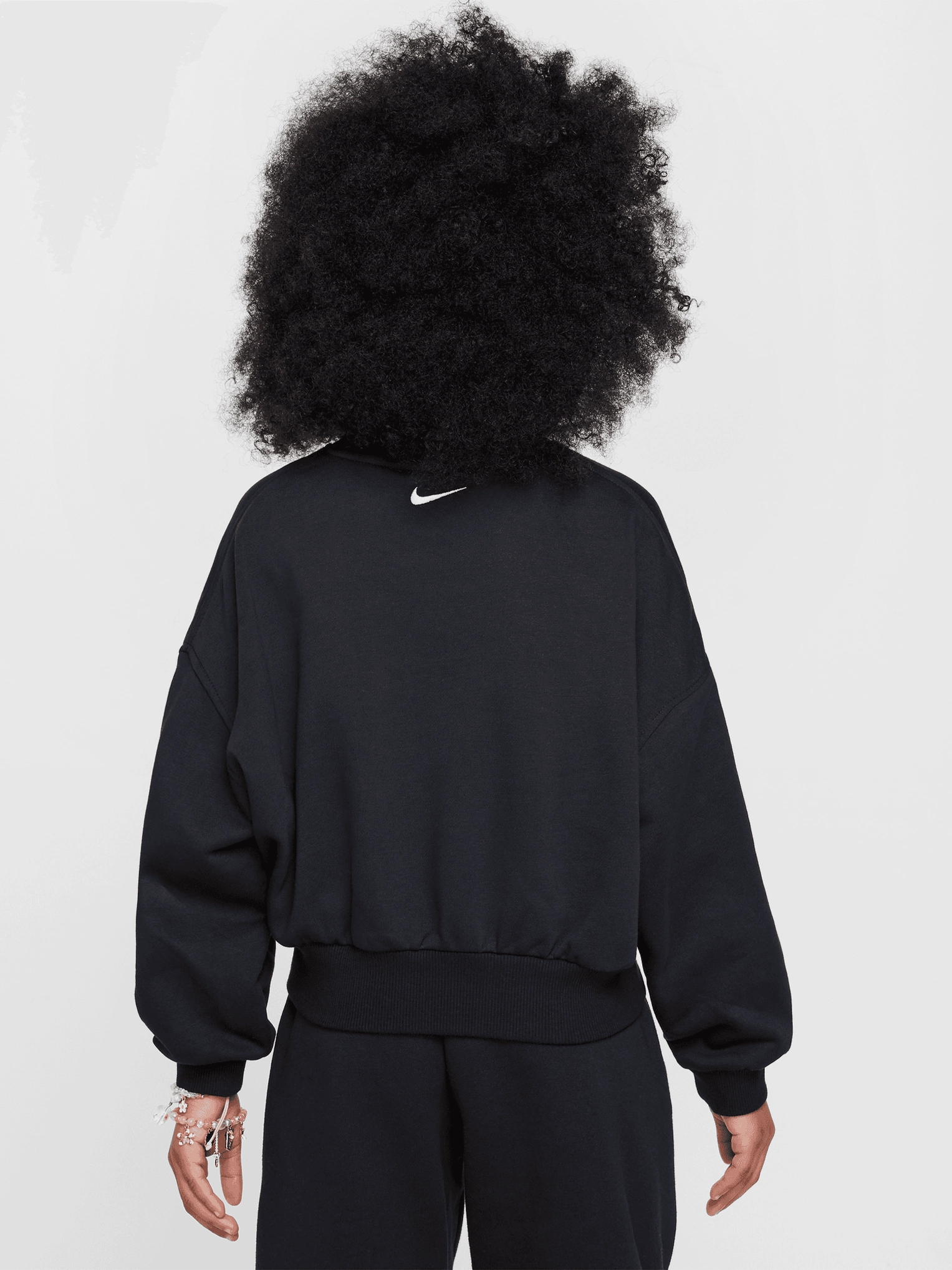 Sportswear Club French Terry Crew-Neck Sweatshirt Youth Street Gear Power Dressing