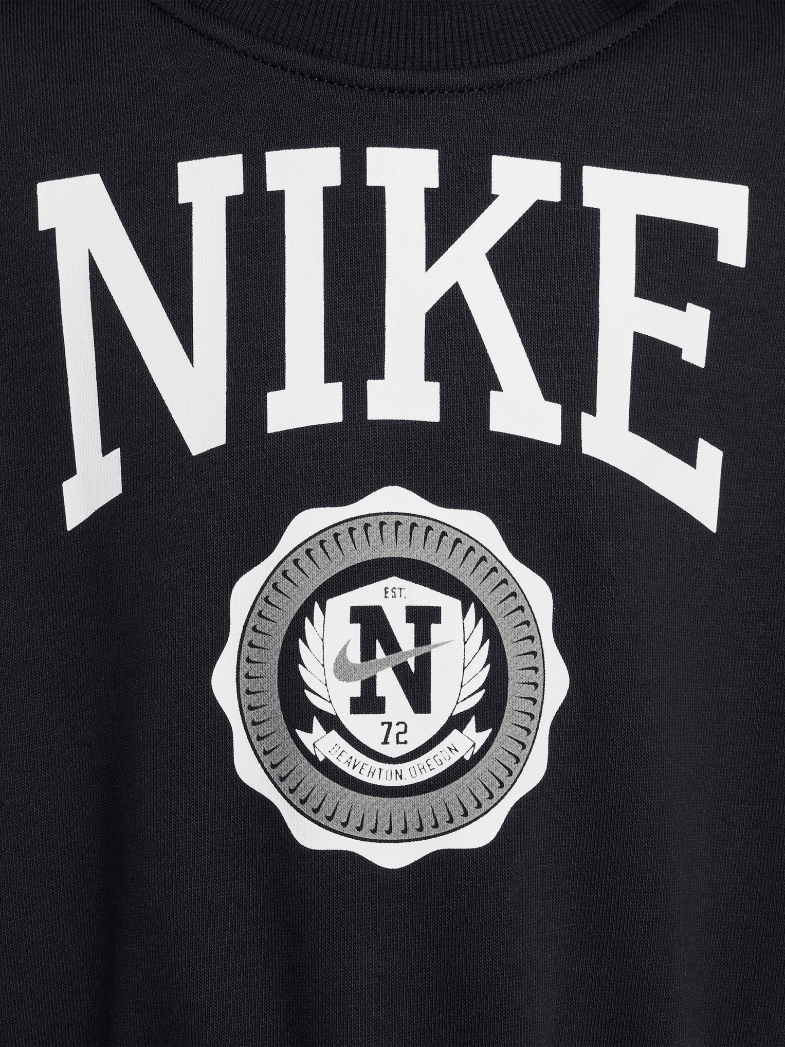 Runway Inspired Backyard Chill Sportswear Club French Terry Crew-Neck Sweatshirt Youth