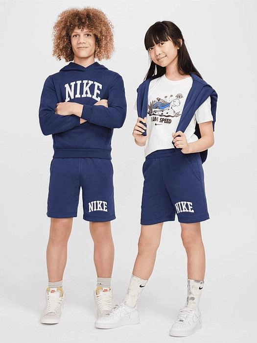 Sportswear Club French Terry Shorts Youth cargo style Anti Snag Fabric