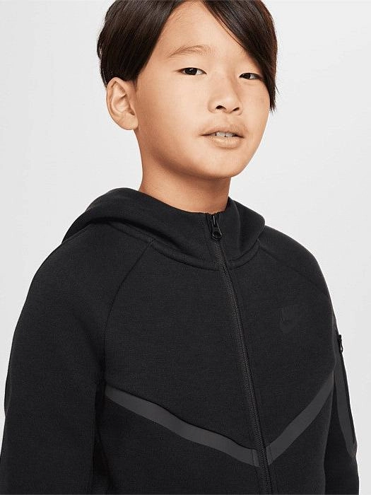 Sportswear Tech Fleece Full-Zip Hoodie Youth Coffee Shop Vibes