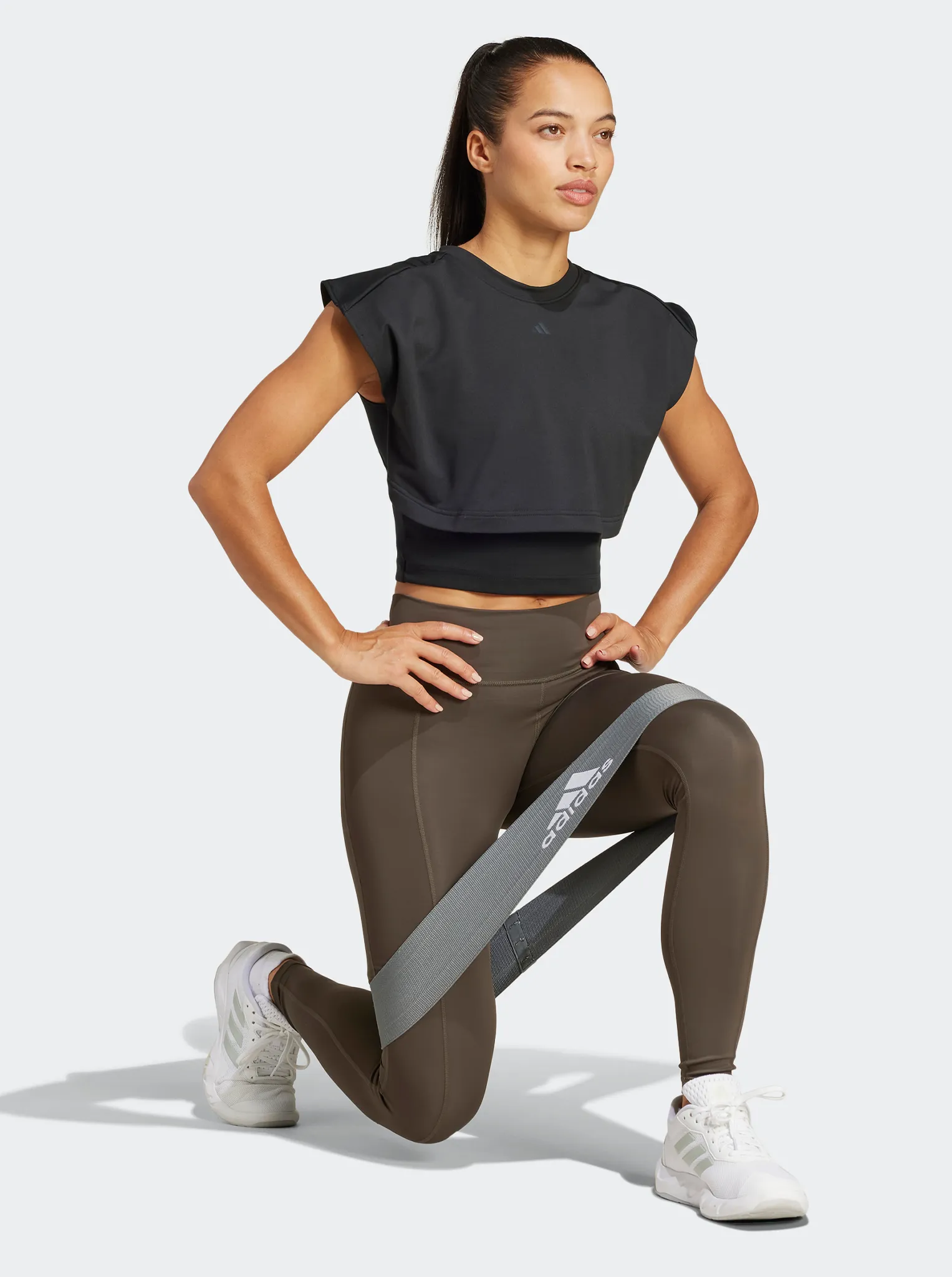 Daily Routine Rib Knit Weekend Trip Unisex Style Optime Full Length Leggings