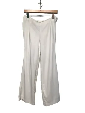 Skinny Fit Slim Stretch Women??s White Trousers (Size L)