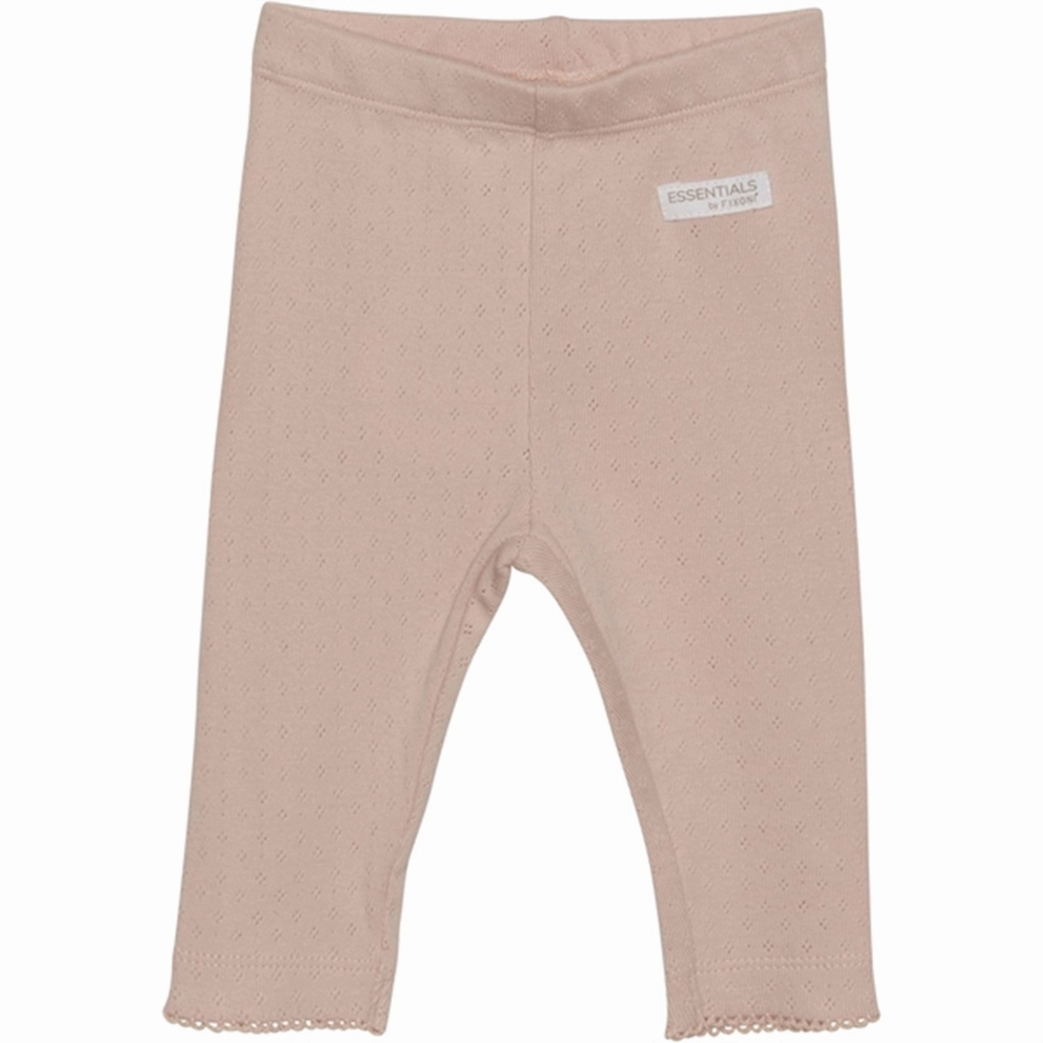 Extra Soft Studio Practice Body Shaping Travel Enthusiast FIXONI Cameo Rose Pointelle Leggings