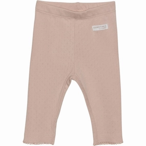 Extra Soft Studio Practice Body Shaping Travel Enthusiast FIXONI Cameo Rose Pointelle Leggings