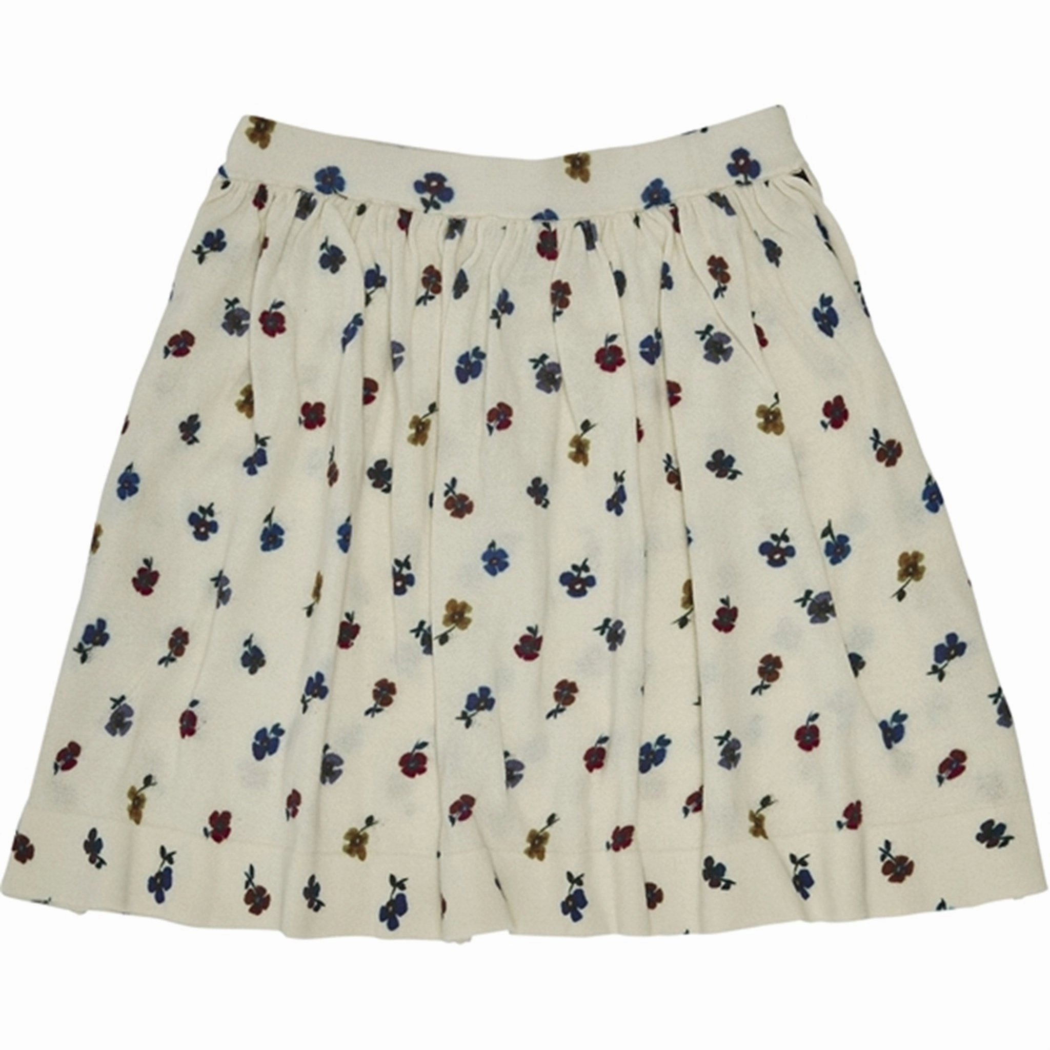 FUB Printed Skirt Ecru/Flower Subtle Detail Lightweight Lining