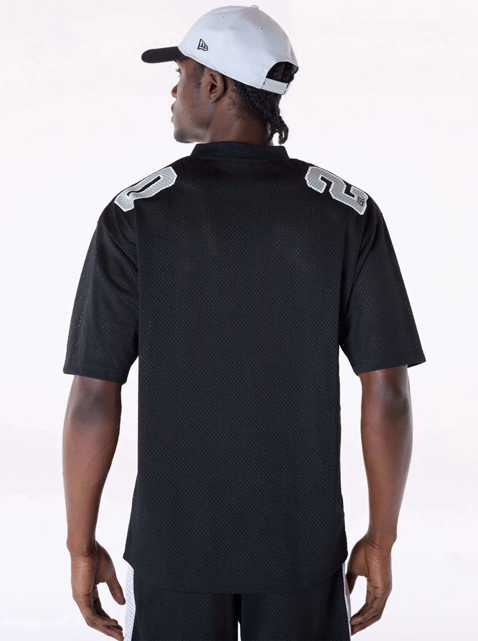 Layering Options Urban Fashion Las Vegas Raiders NFL Mesh Black T-Shirt