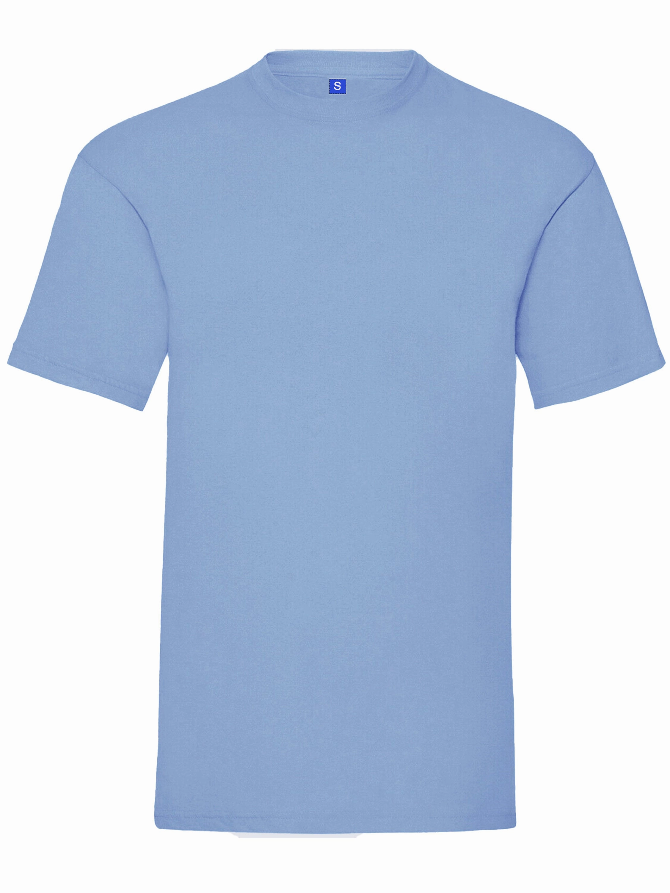 Kruze | Mens Crew Neck T-Shirt (5 Pack) - Multicolour High Density Weave