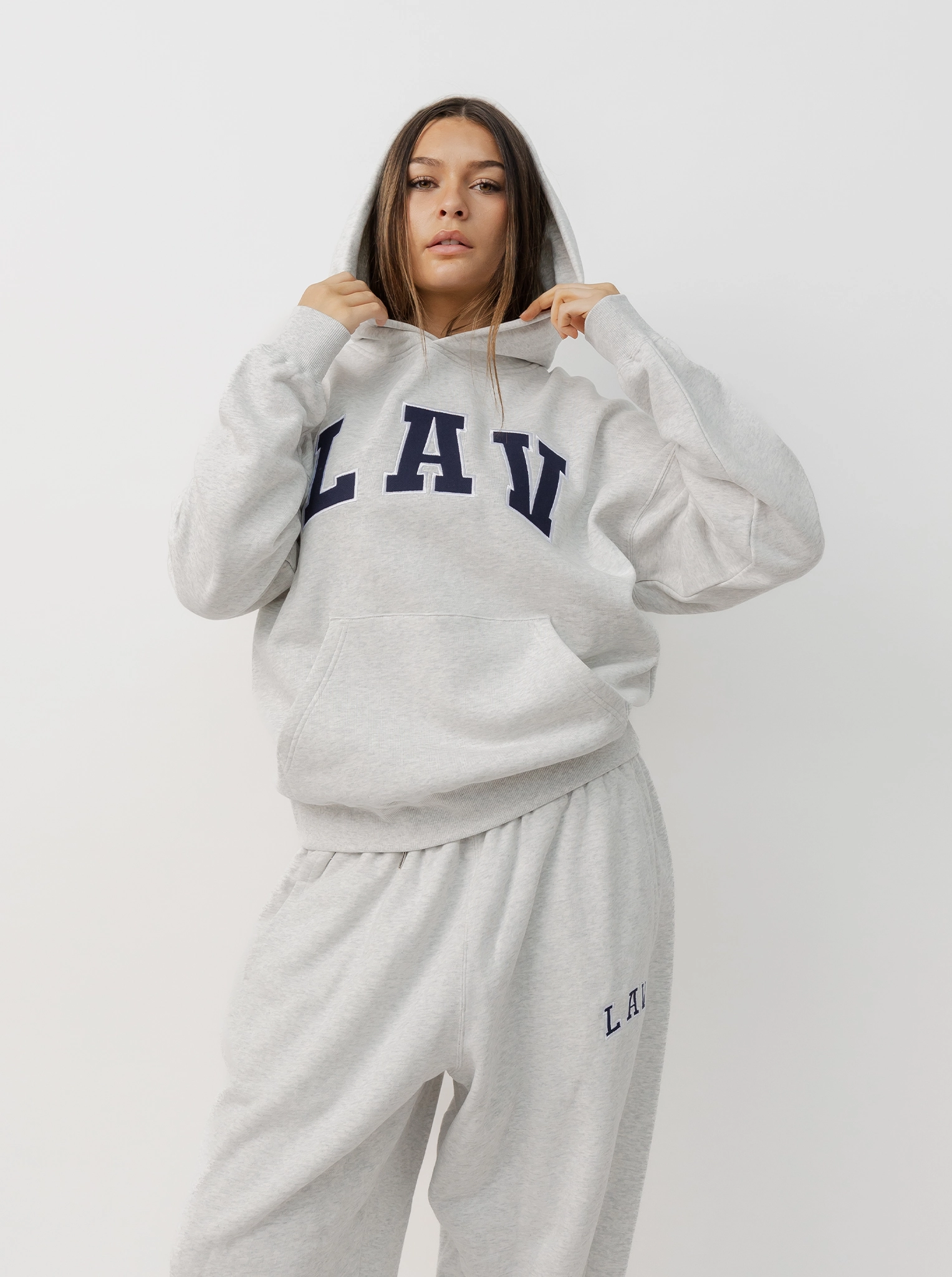 Applique Hoodie Quick Dry Fabric Anti Pill Technology