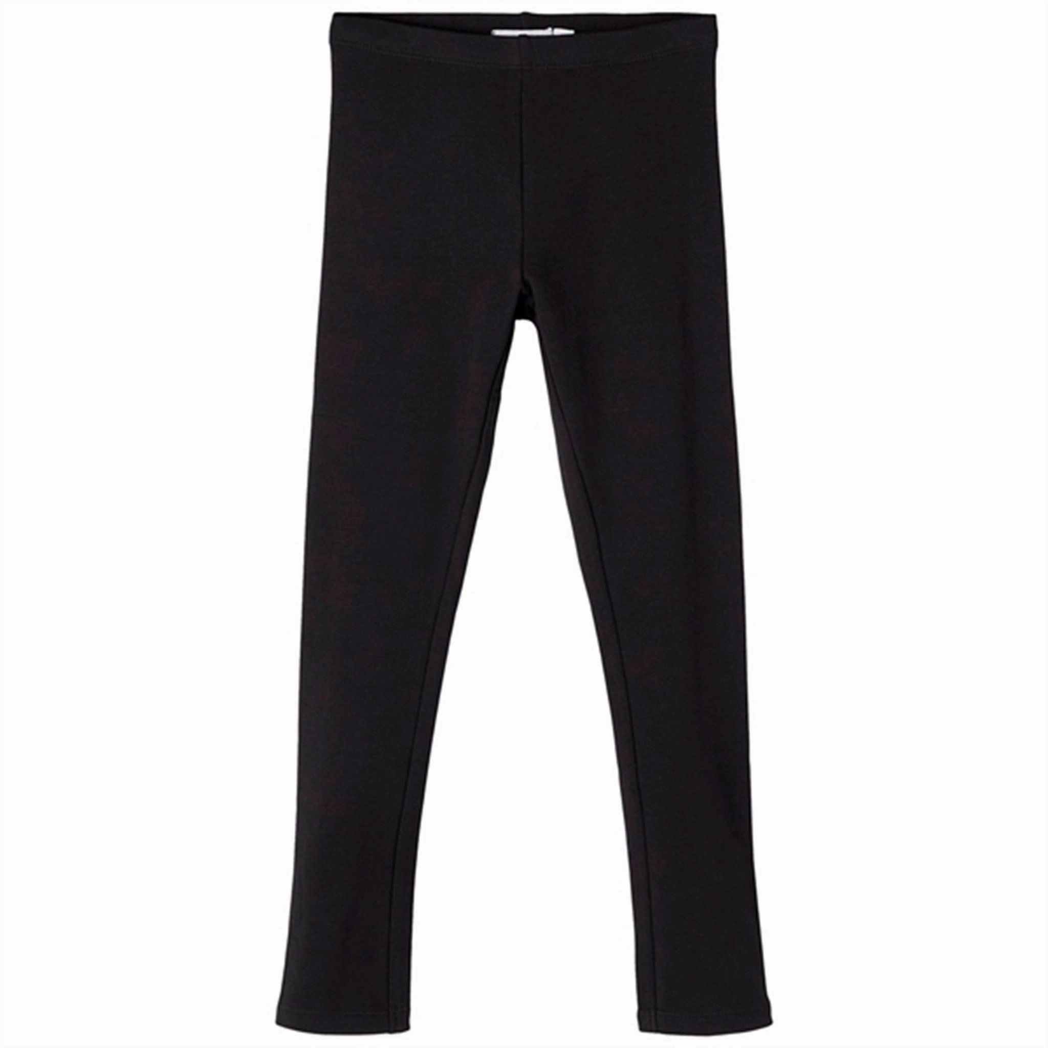 Beginner Level High Waist Name it Black Davina Solid Leggings Noos