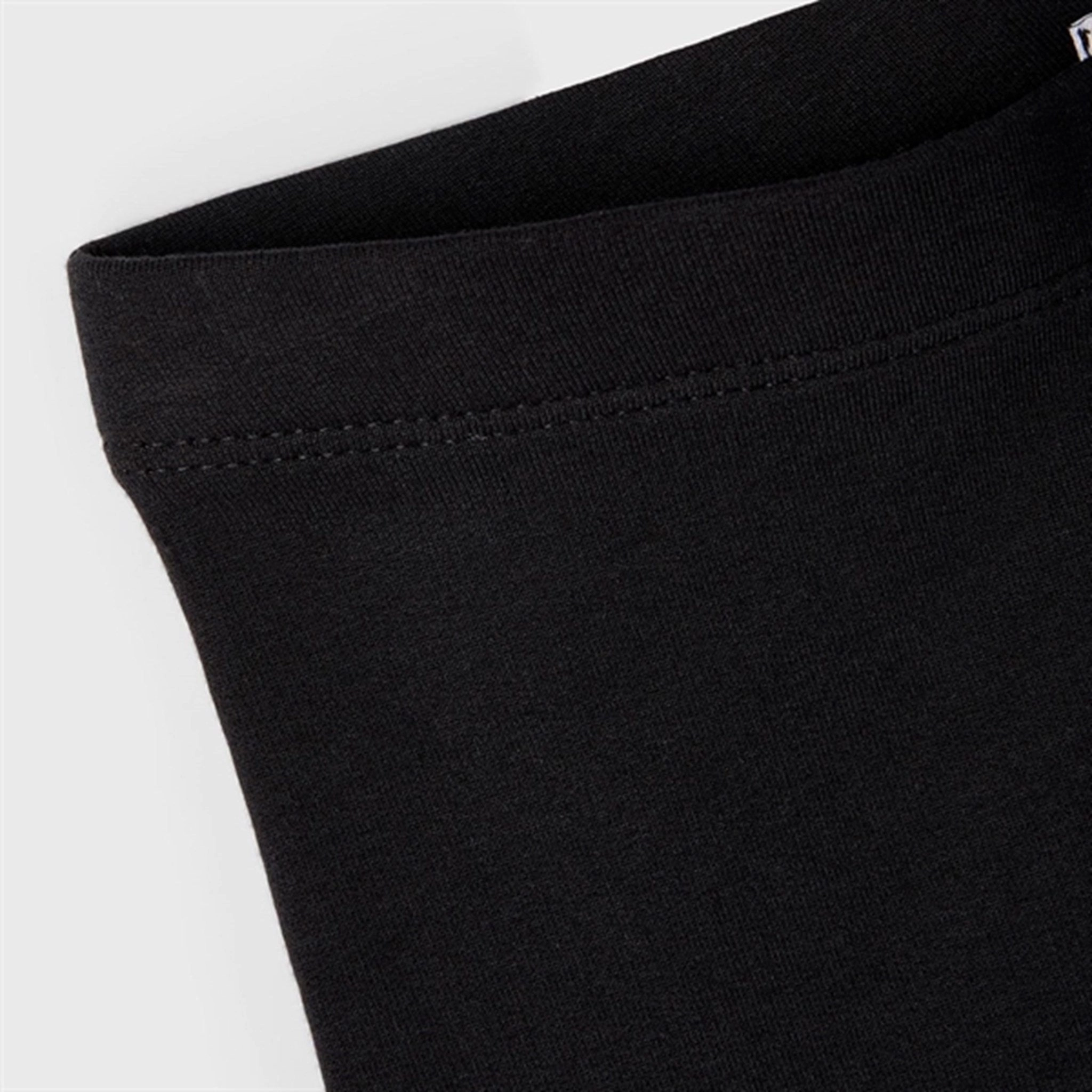 Name it Black Davina Solid Leggings Noos Odor Resistant Treatment Anti Odor Outdoor Lover