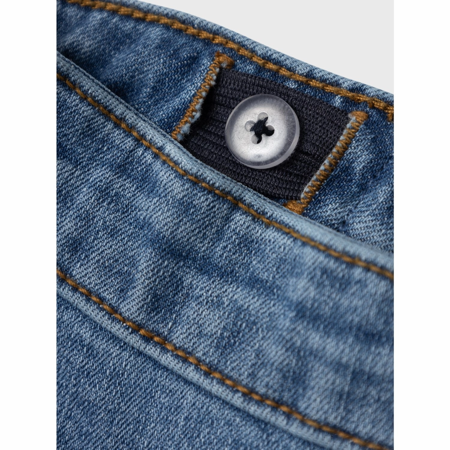 Name It Medium Blue Denim Kylie Maxi Denim Skirt Adjustable Closure