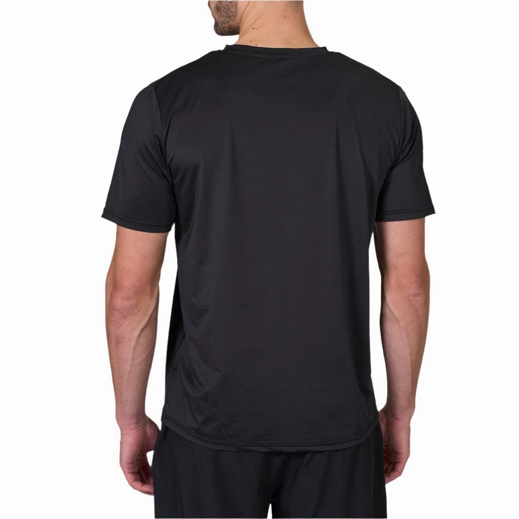 QuickDry SlimFitDesign Flux Graphic Logo T-Shirt Men