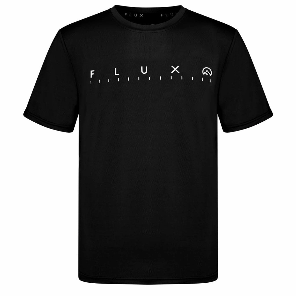 Flux Graphic Logo T-Shirt Men Anti Pill Surface Travel Trend