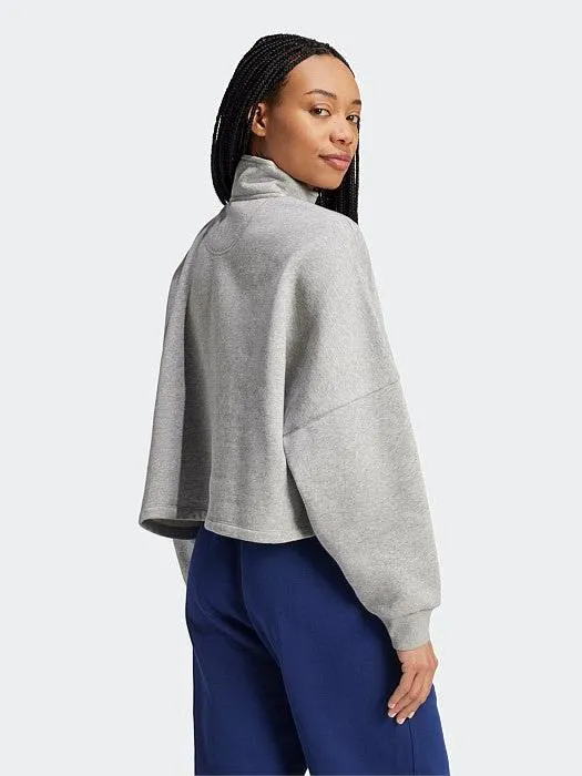 Premium Cotton Blend Middle Eastern style Essentials 1/2 Zip Fleece Sweatshirt