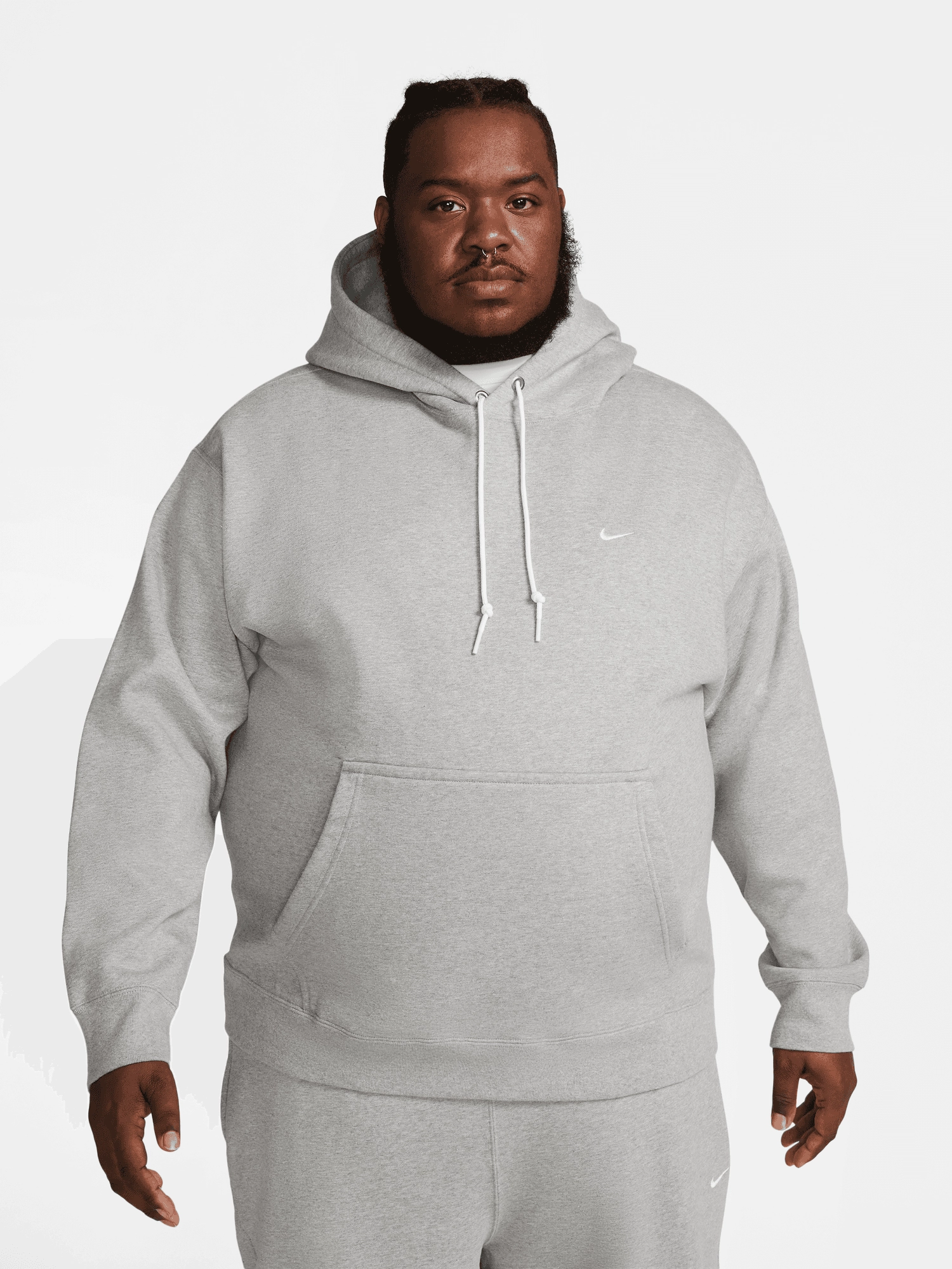 Fleece Pullover Hoodie Plus size clothing