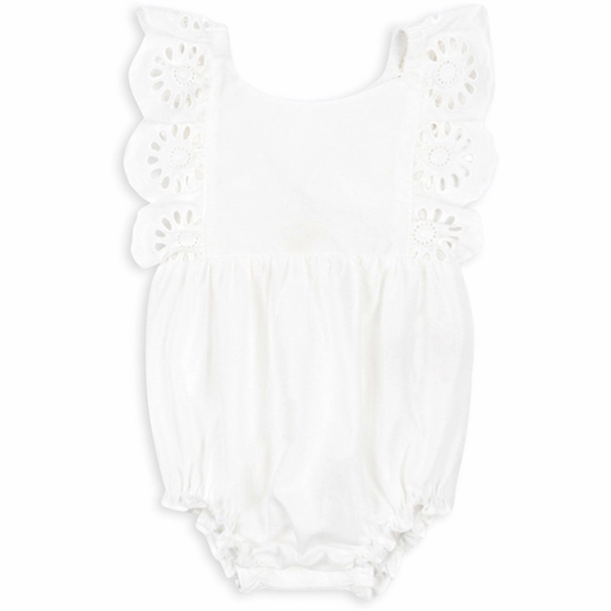 Dynamic Simple Konges Sl?jd Optic White Posey Romper