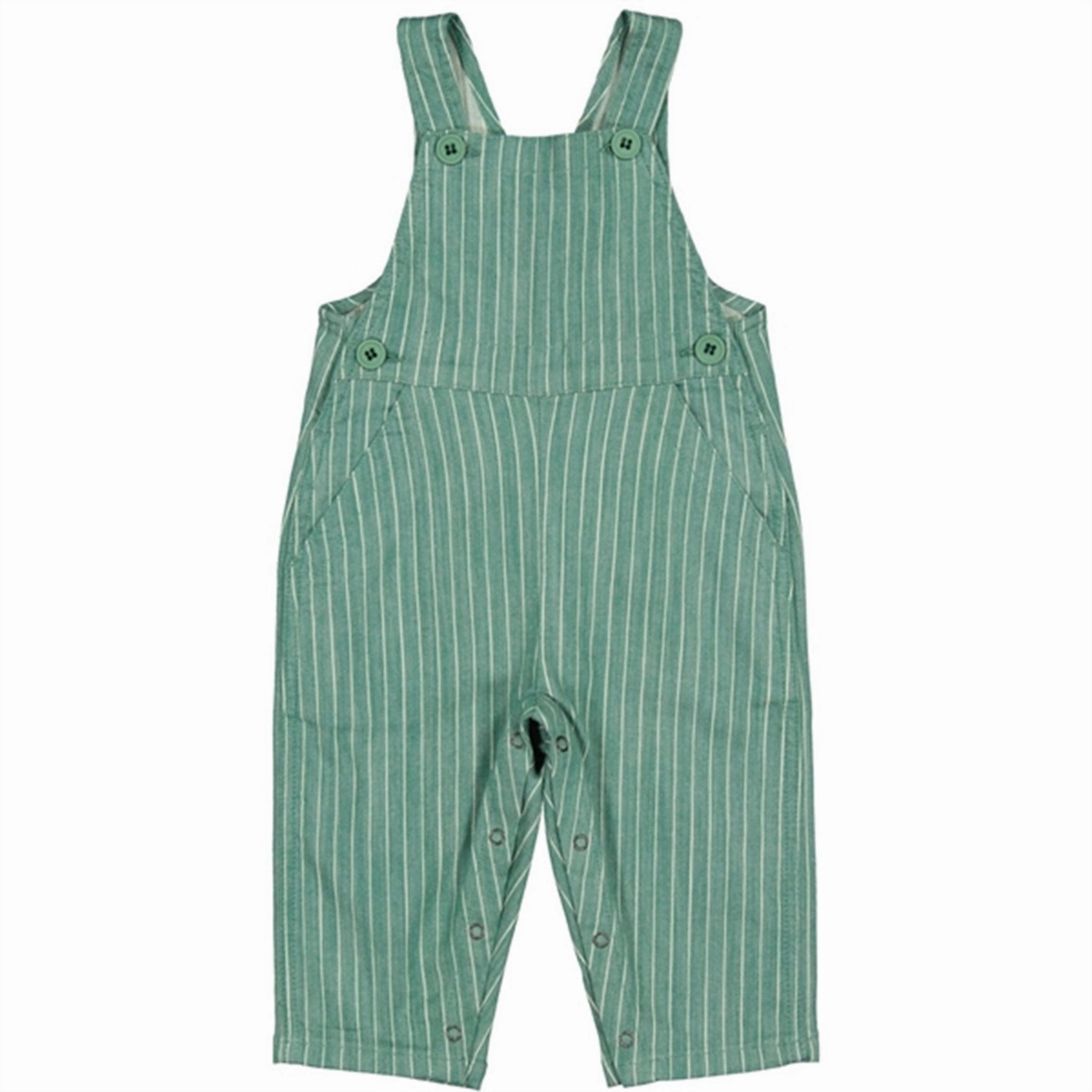 MarMar Winter Pine Stripe Ruben Overalls Padded hips