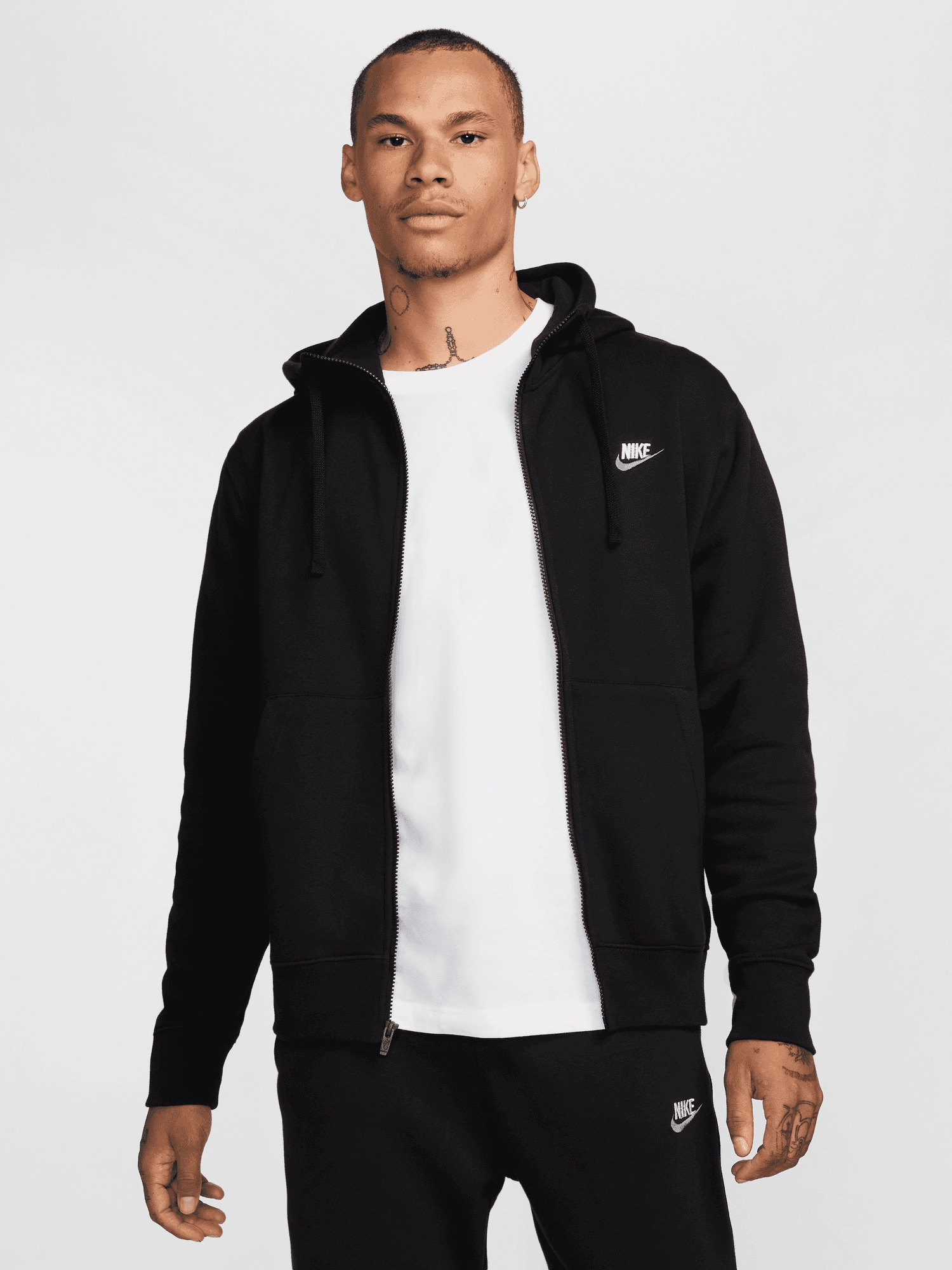 Club Fleece Full-Zip Hoodie Dad Uniform High Quality Cotton