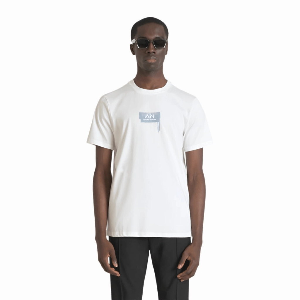 Antony Morato Paint Drip T-Shirt Men Timeless Comfort Wear