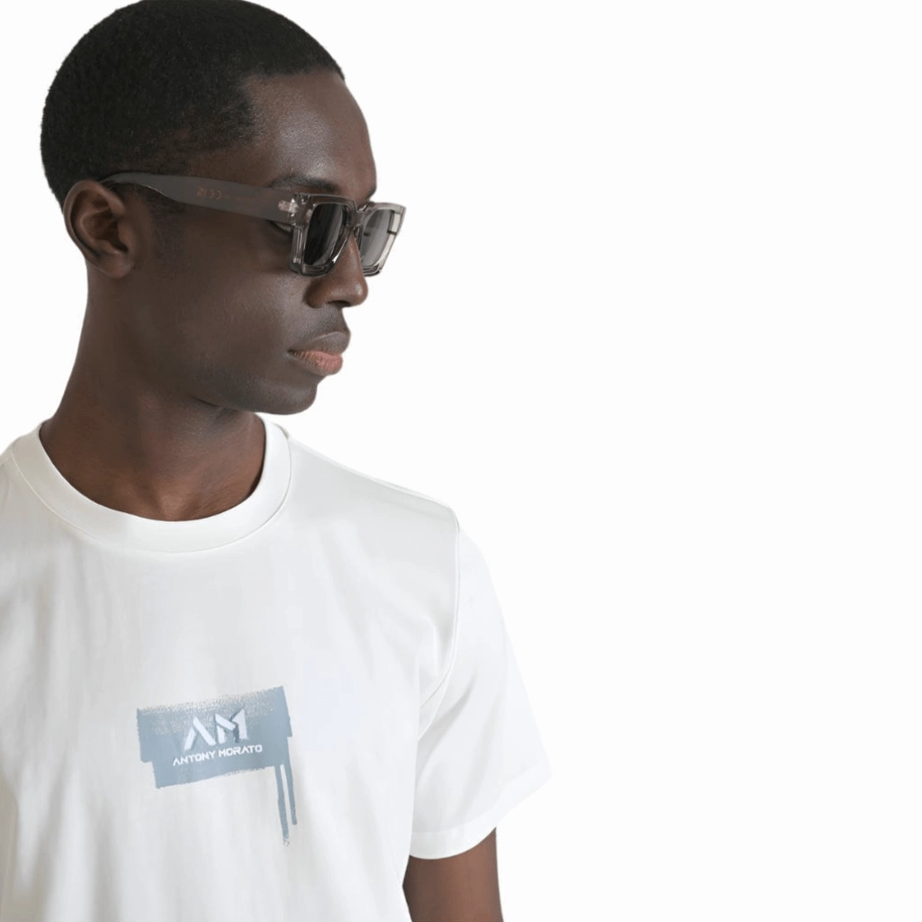 Antony Morato Paint Drip T-Shirt Men Outdoor Outfit Style Abstract print