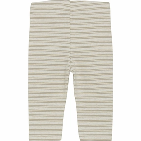 High Waist Summer Wear Huttelihut Irish Cream Leggings Melange Rib