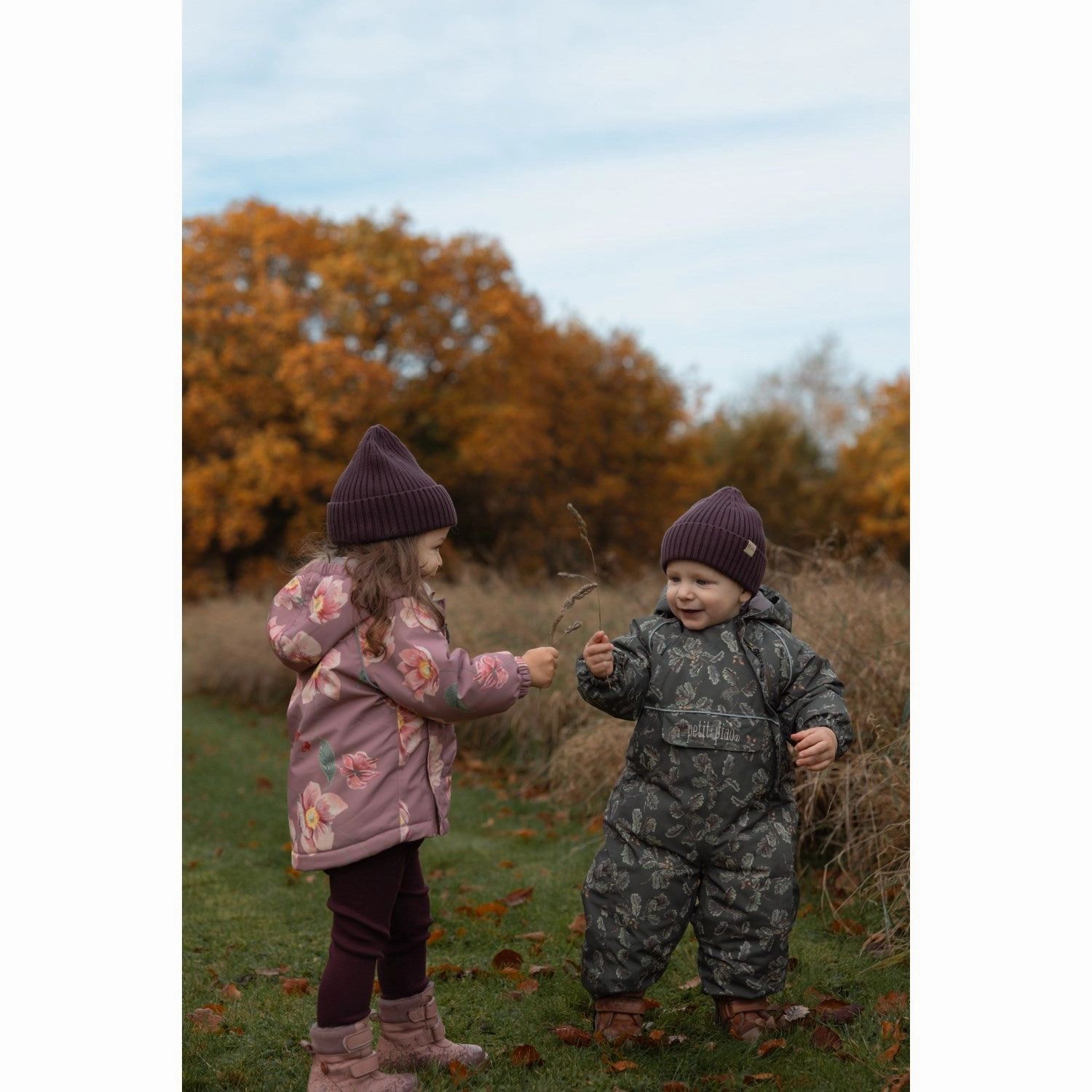 Petit Piao Dark Grape Legging Modal No Bind Anti Odor School Sports