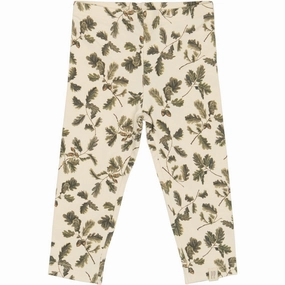 Elastic Free Cuffs Petit Piao Oak Legging Printed