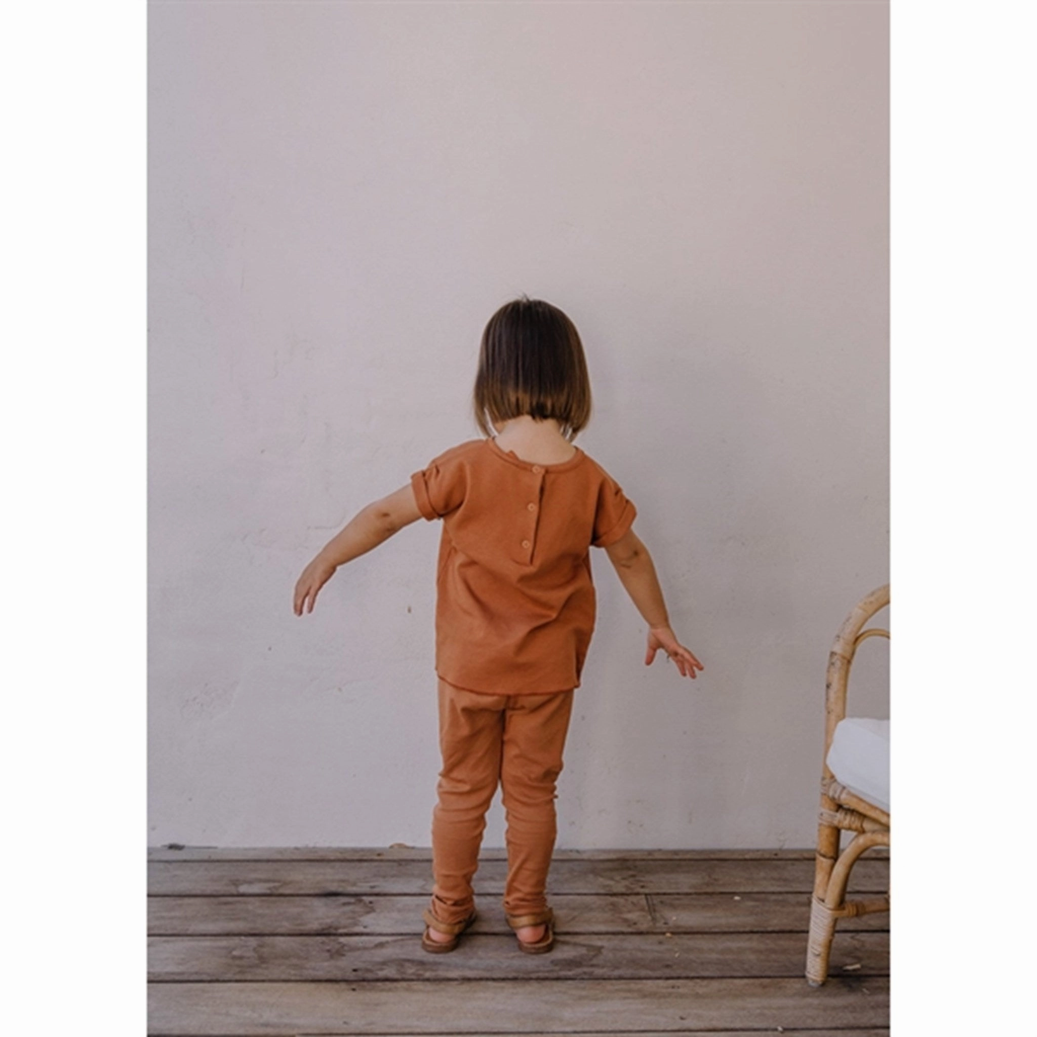 Petite Size Skin Friendly Studio Boheme Leggings Rom Pom Caramel