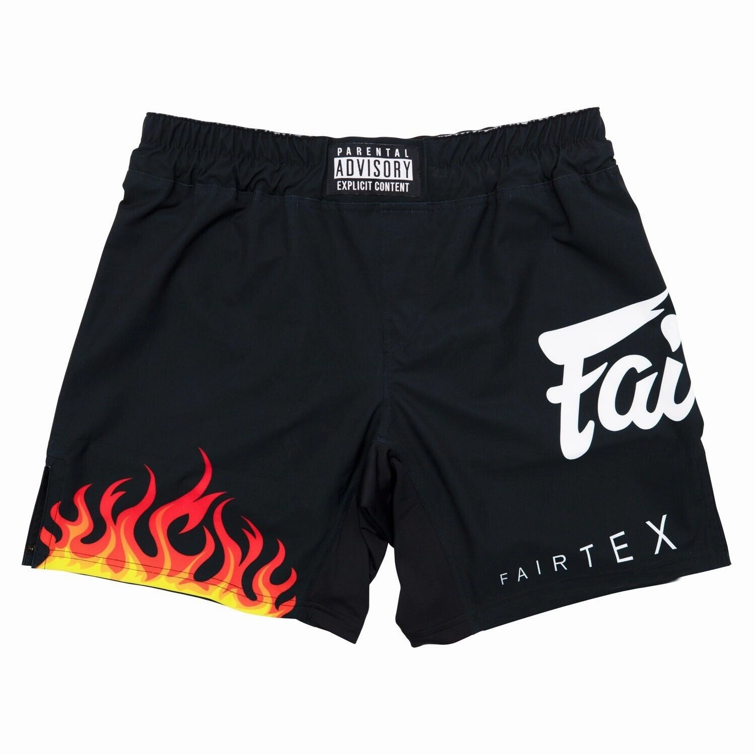 Fairtex AB12 MMA Board Shorts Burn BJJ Navy Black Anti Pilling Technology Moisture Wicking Lining