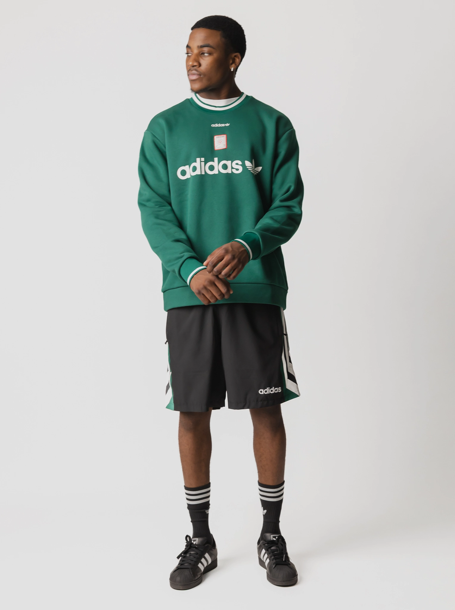 Badge Crewneck Sweatshirt Functional