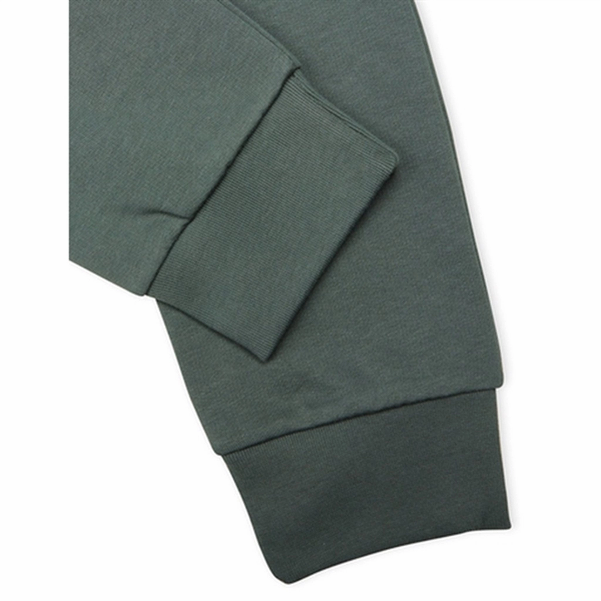 Mads N?rgaard Organic Sweat Poro Sweatpants Balsam Green Elastic cuffs Performance-driven