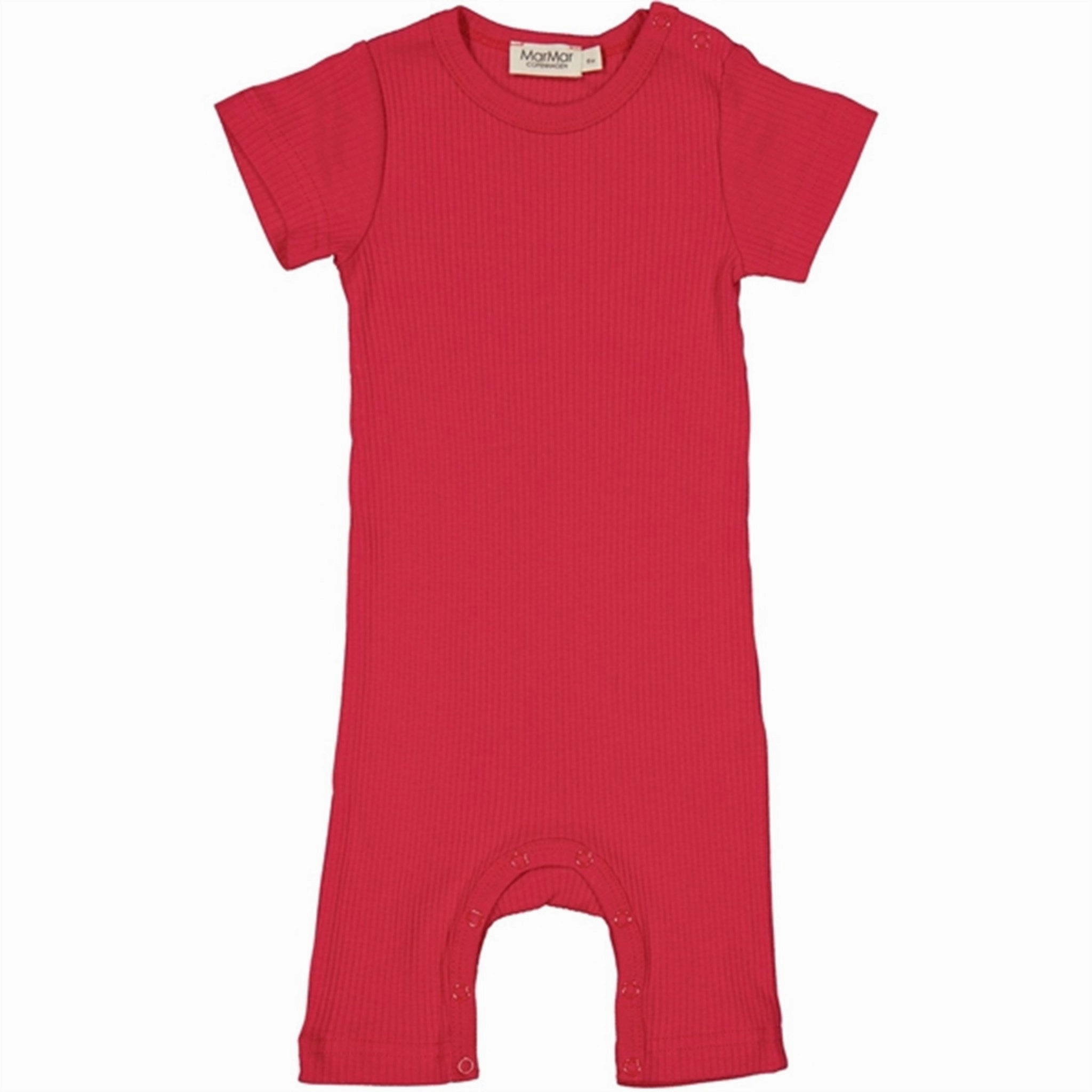 MarMar Modal Red Currant Summer Romper Versatile Everyday Sport Bold