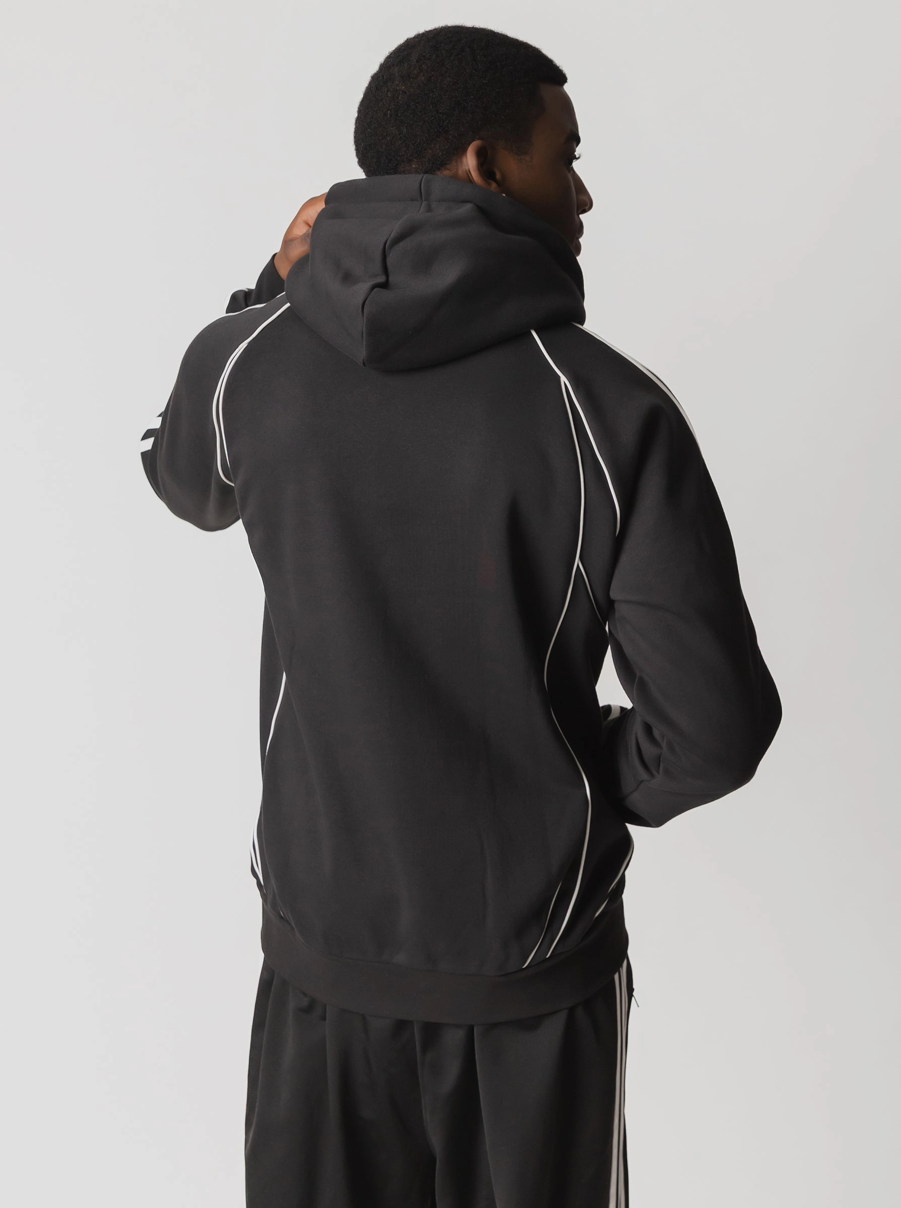 Minimal Style Soft Sense Adicolor Cut Line Hoodie