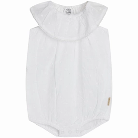 Essential Street Smart Dancer Hust & Claire Baby Magnolia Romper White
