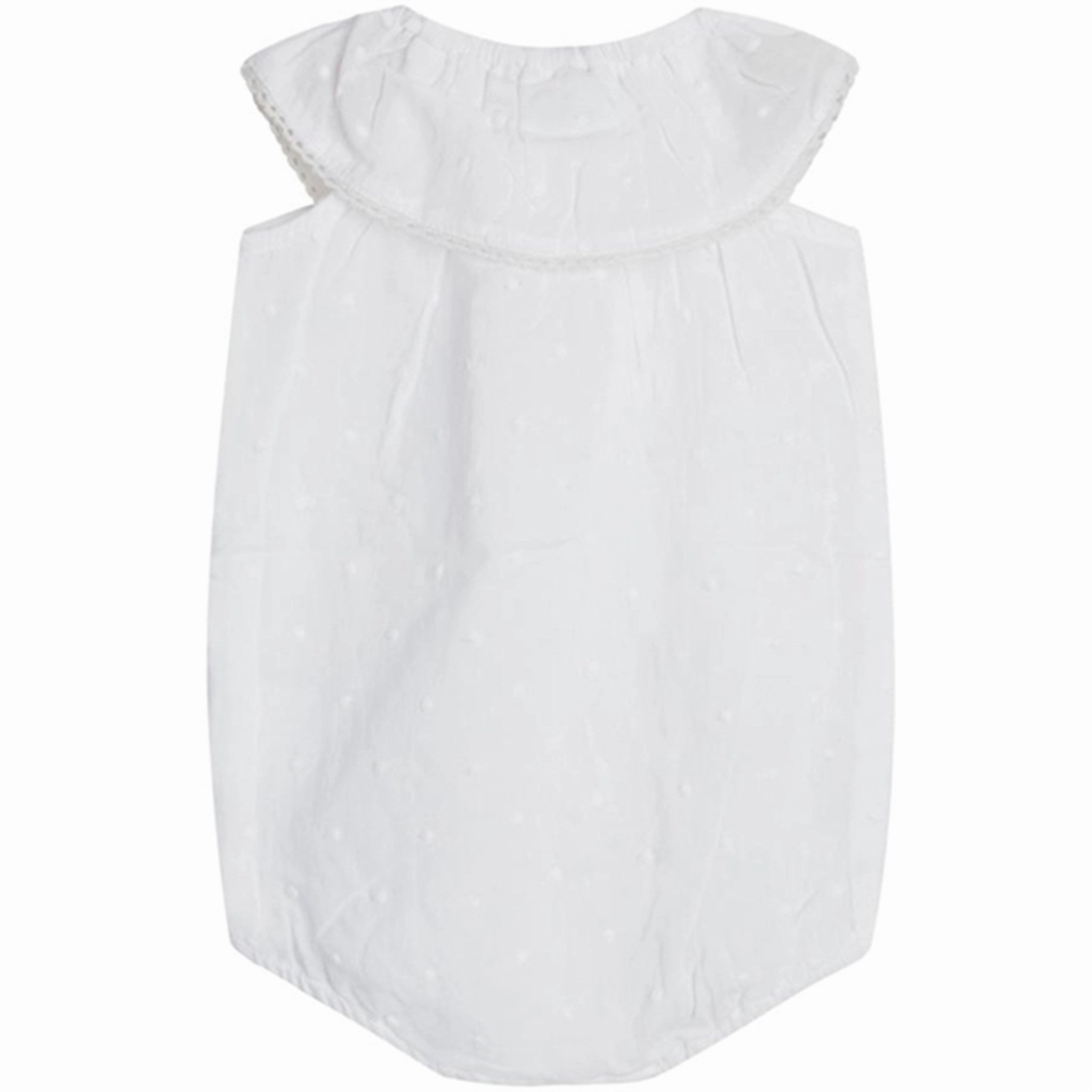 Hust & Claire Baby Magnolia Romper White Loose Event Picnic Work