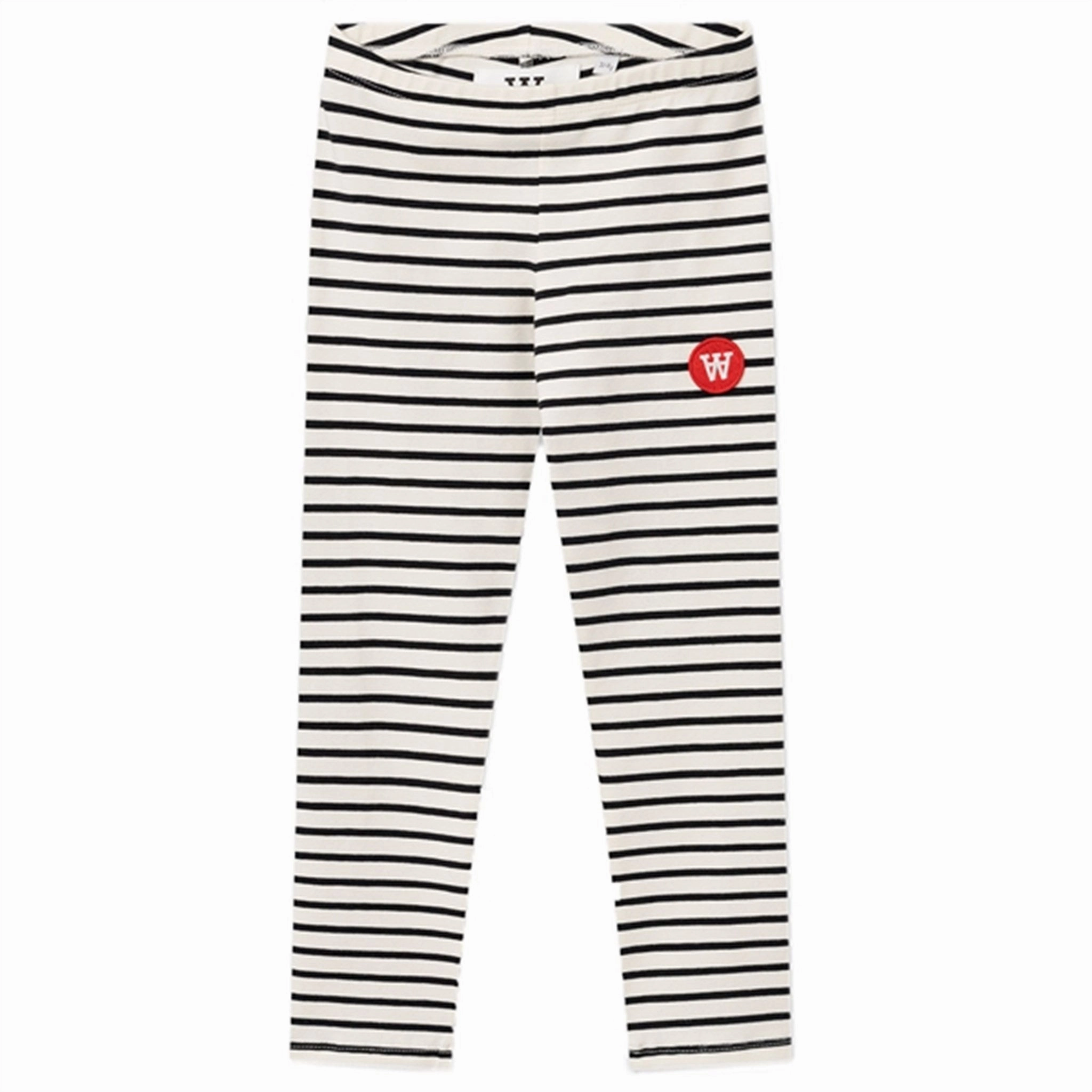 Wood Wood Off-White/Black Stripes Ira Leggings Non Irritating Seams