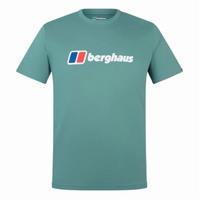 Buttery Soft Fabric Tubular Knit Structure Berghaus Class XL Logo T-Shirt Men