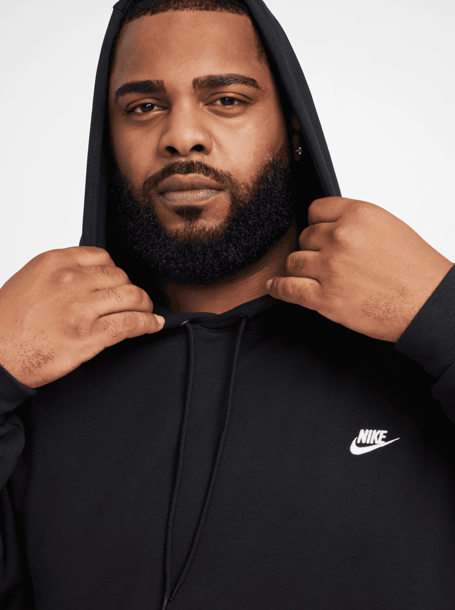 Ibex like Regular Fit French Terry Oversized Pullover Hoodie